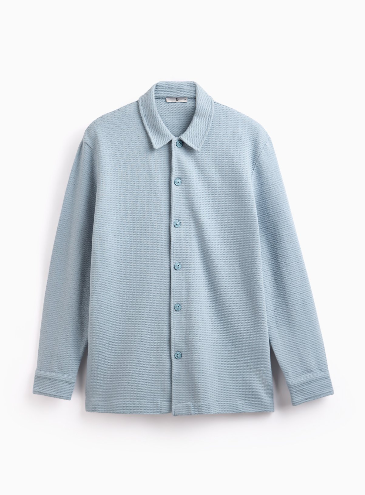 Light Blue Jersey Long Sleeve Shirt XXXL - Image 3 thumbnail